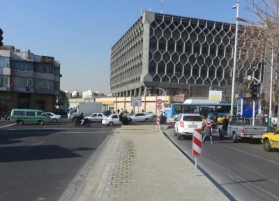 تردد خودرو ها در مرکز شهر تهران تسهیل شد