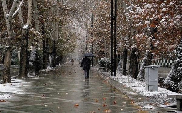 کاهش 10 درجه ای دمای تهران کاهش 10 درجه ای دمای تهران